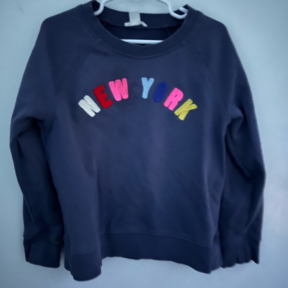 J. Crew girls graphic sweatshirt size small - Picture 2 of 3